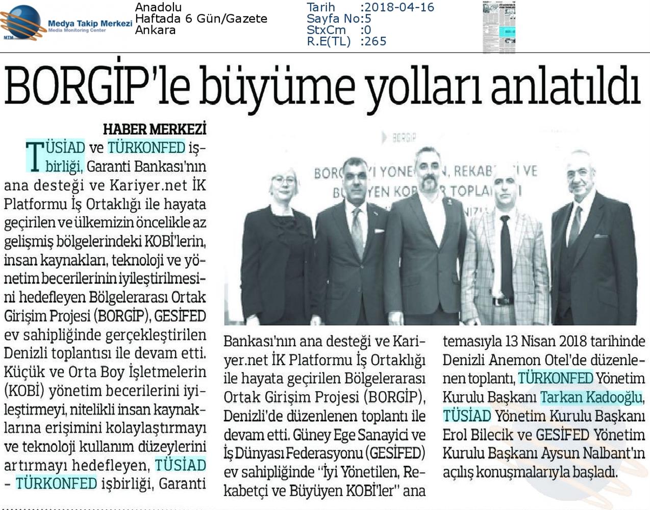 Borgip Denizli Toplantısı Medya Yansimalari 13 Nisan 2018 Denizli - 16