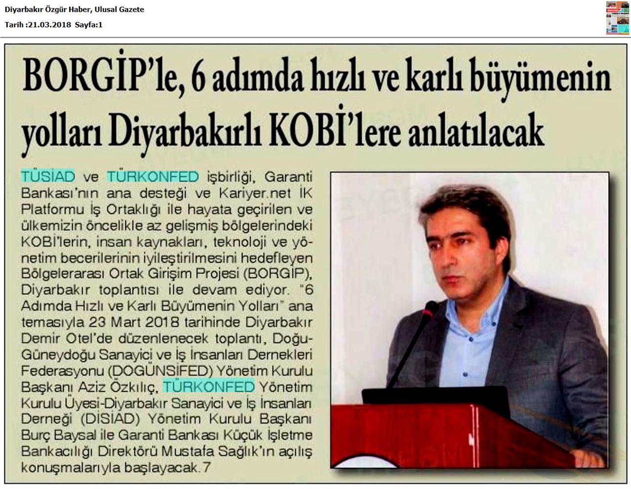 Borgip Diyarbakir Toplantısı Medya Yansimalari 23 Mart 2018 Diyarbakir - 6