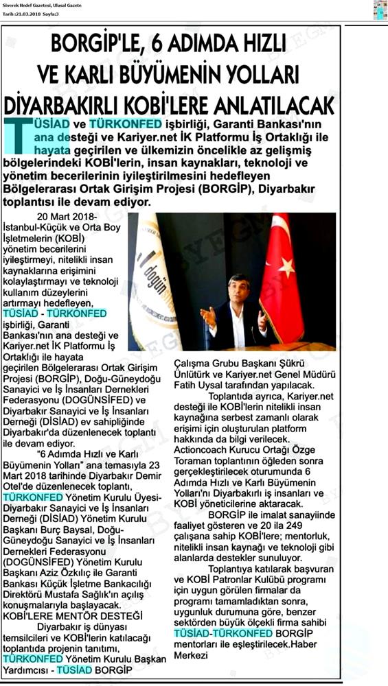Borgip Diyarbakir Toplantısı Medya Yansimalari 23 Mart 2018 Diyarbakir - 10