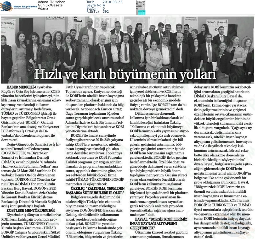 Borgip Diyarbakir Toplantısı Medya Yansimalari 23 Mart 2018 Diyarbakir - 14