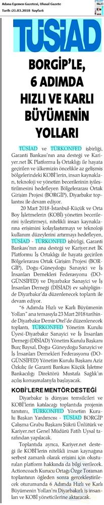 Borgip Diyarbakir Toplantısı Medya Yansimalari 23 Mart 2018 Diyarbakir - 16