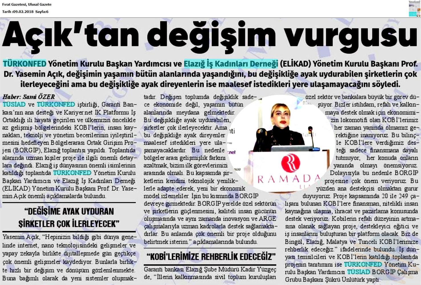 Borgip Elazig Toplantısı Medya Yansimalari 8 Subat 2018 Elazig - 8