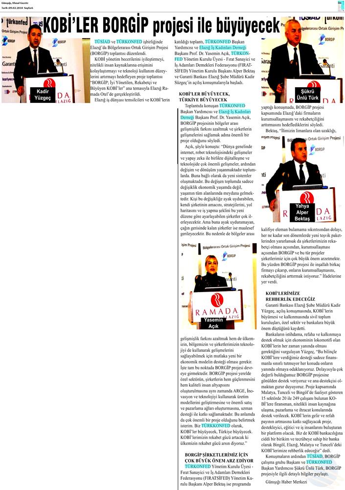 Borgip Elazig Toplantısı Medya Yansimalari 8 Subat 2018 Elazig - 12