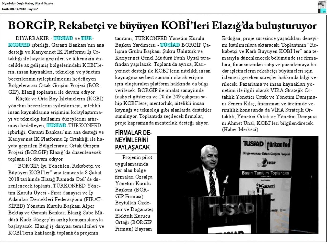 Borgip Elazig Toplantısı Medya Yansimalari 8 Subat 2018 Elazig - 18
