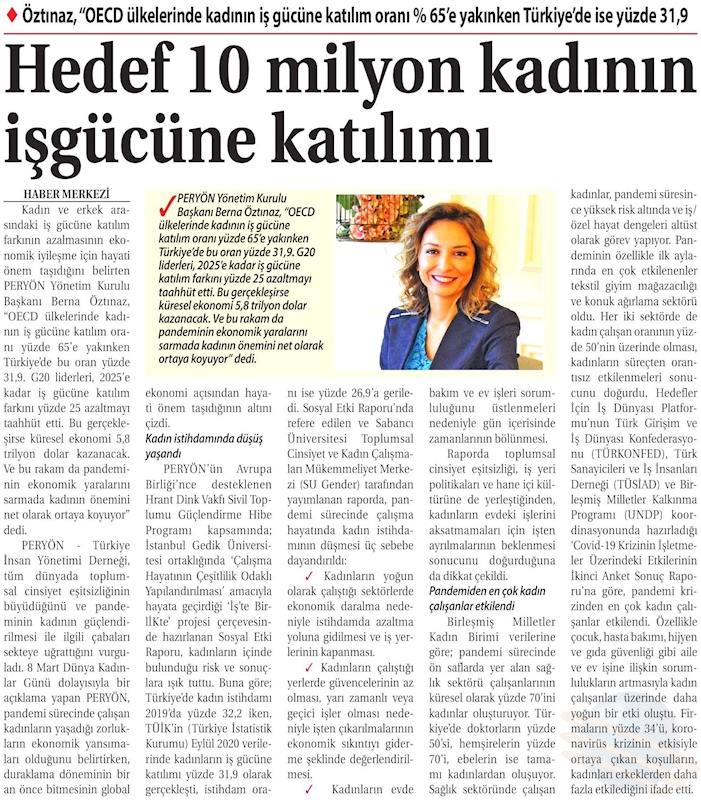 COVID 19 Salgininin Kadin Calisanlar Acisindan Etkileri Arastirma Raporu Basin Yansimalari - 5