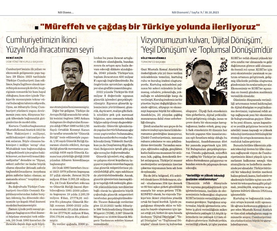 Cumhuriyetin 100yili - 1