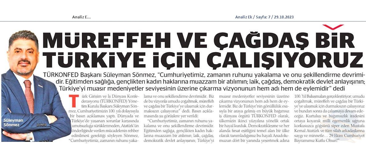 Cumhuriyetin 100yili - 6