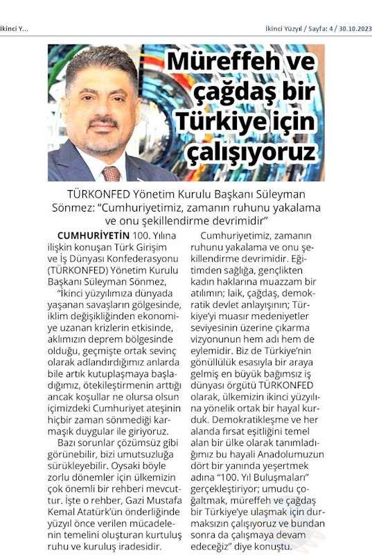 Cumhuriyetin 100yili - 15