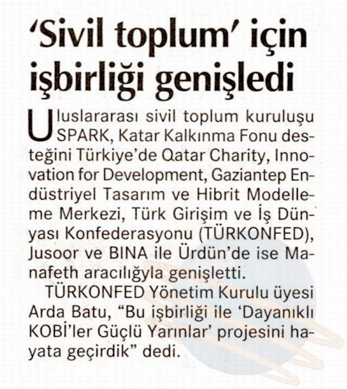 Dayanikli KOBİ'ler Guclu Yarinlar Projesi Basin Yansimalari 14 Subat 2021 - 10