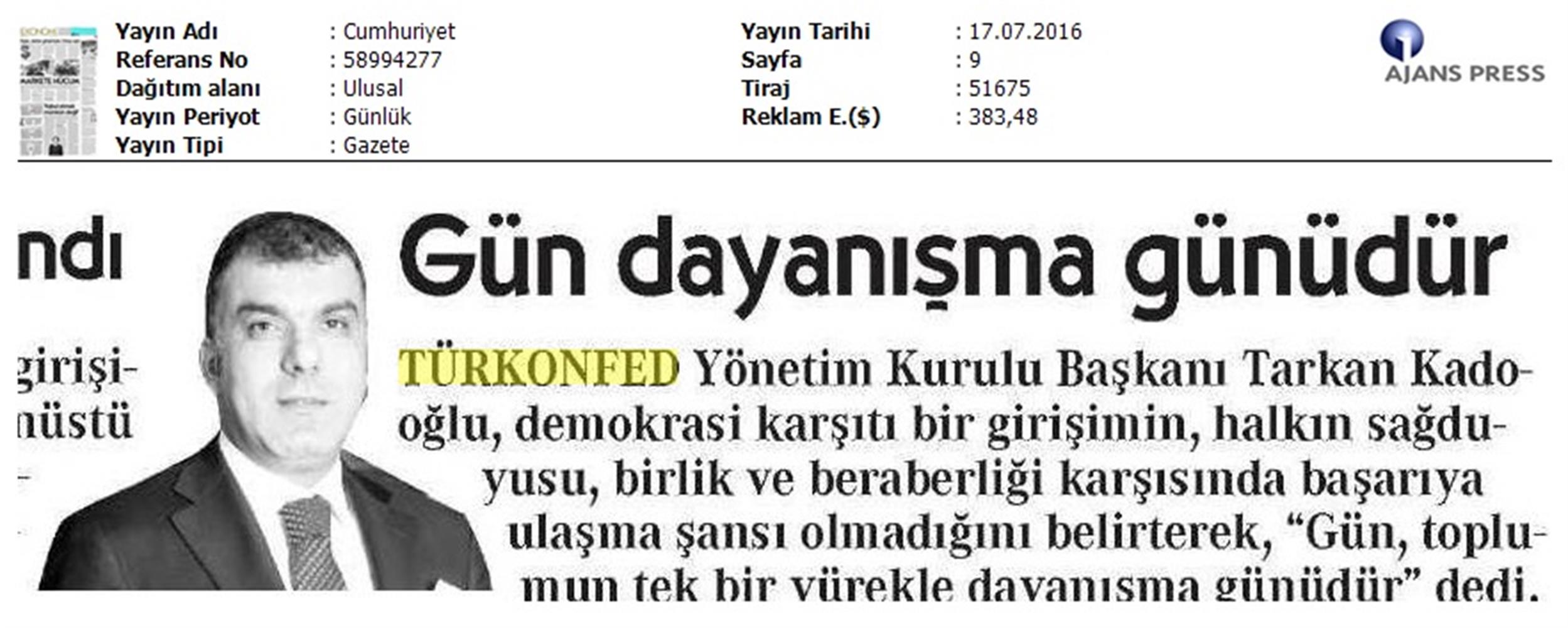 Demokrasi Basin Aciklamasi Ve Medya Yansimalari 6 Temmuz 2016 - 18