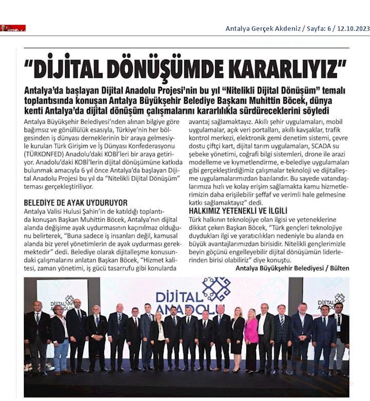Dijital Anadolu 11 Ekim 2023 Antalya - 12