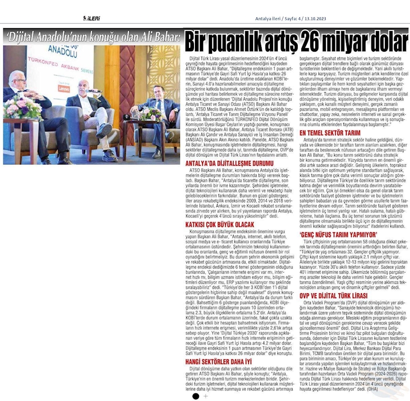 Dijital Anadolu 11 Ekim 2023 Antalya - 17