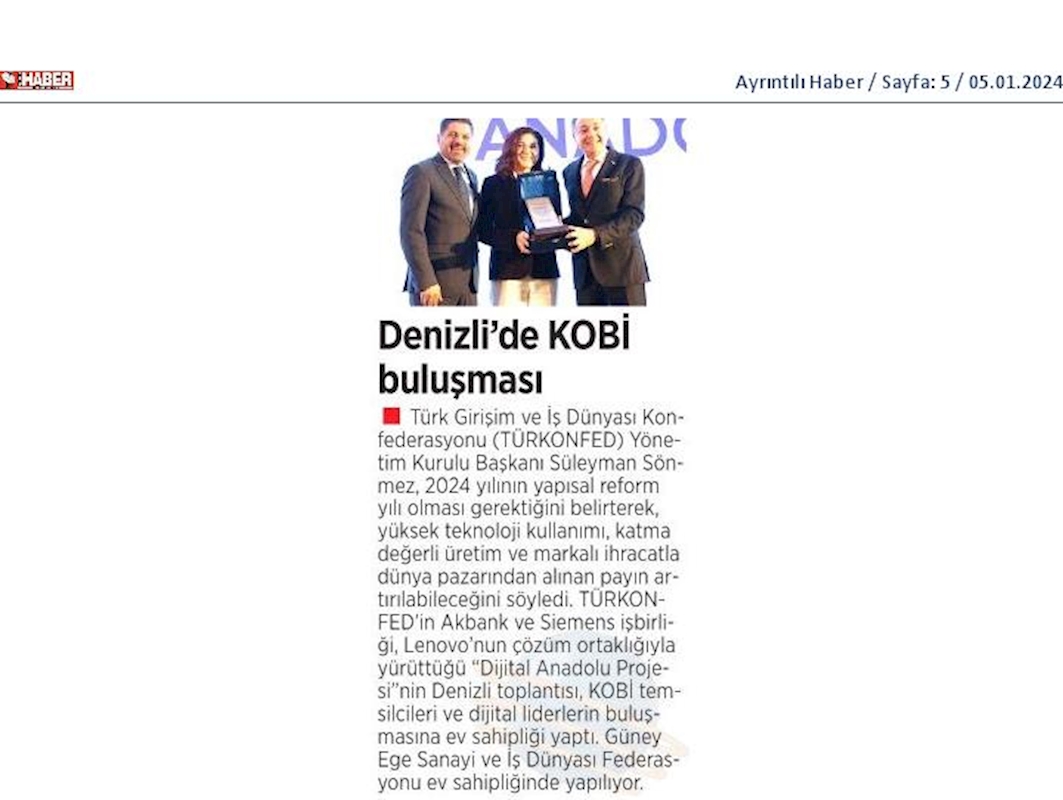 Dijital Anadolu 20 Aralik 2023 Denizli - 1