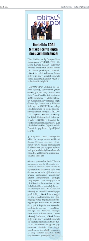 Dijital Anadolu 20 Aralik 2023 Denizli - 2