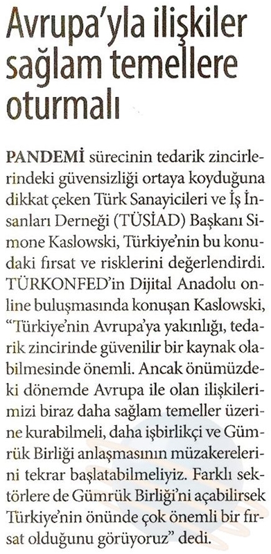 Dijital Anadolu Canli Yayinlari Basin Yansimalari 2020 - 1