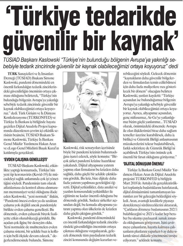 Dijital Anadolu Canli Yayinlari Basin Yansimalari 2020 - 8