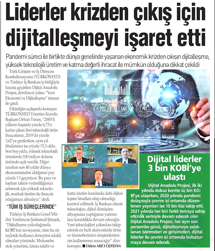 Dijital Anadolu Canli Yayinlari Basin Yansimalari 2021 - 5