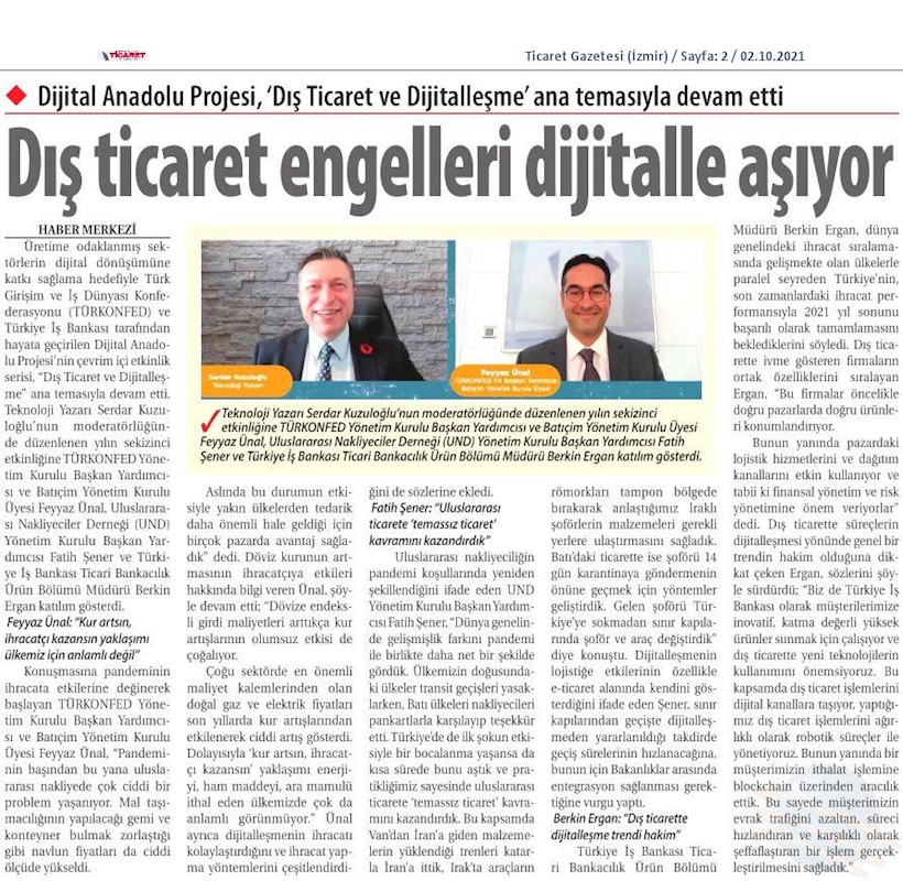 Dijital Anadolu Canli Yayinlari Basin Yansimalari 2021 - 17