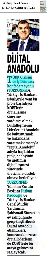 Dijital Anadolu Medya Yansimalari 19 Subat 2018 - 3