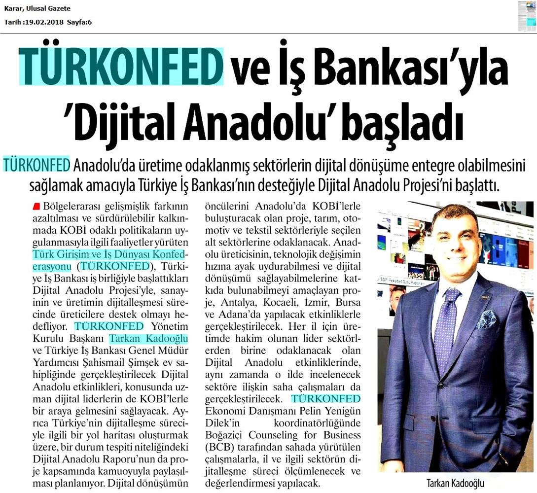 Dijital Anadolu Medya Yansimalari 19 Subat 2018 - 9