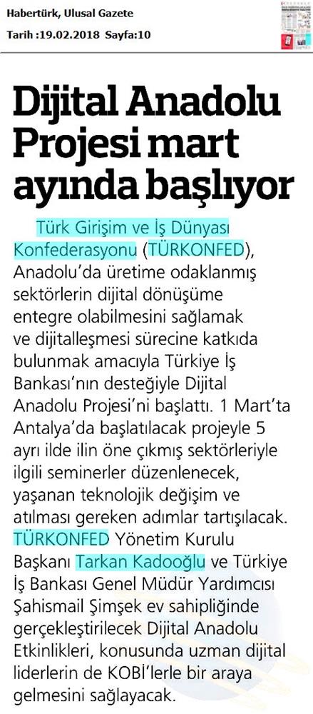 Dijital Anadolu Medya Yansimalari 19 Subat 2018 - 40
