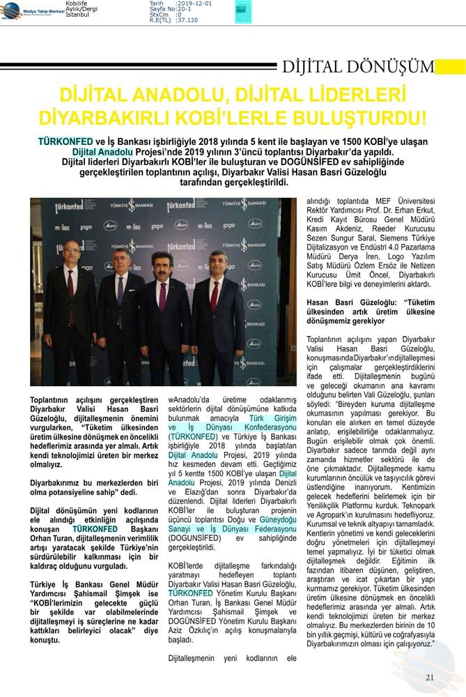 Dijital Anadolu Toplantısı Medya Yansimalari 12 Kasim Diyarbakir - 8