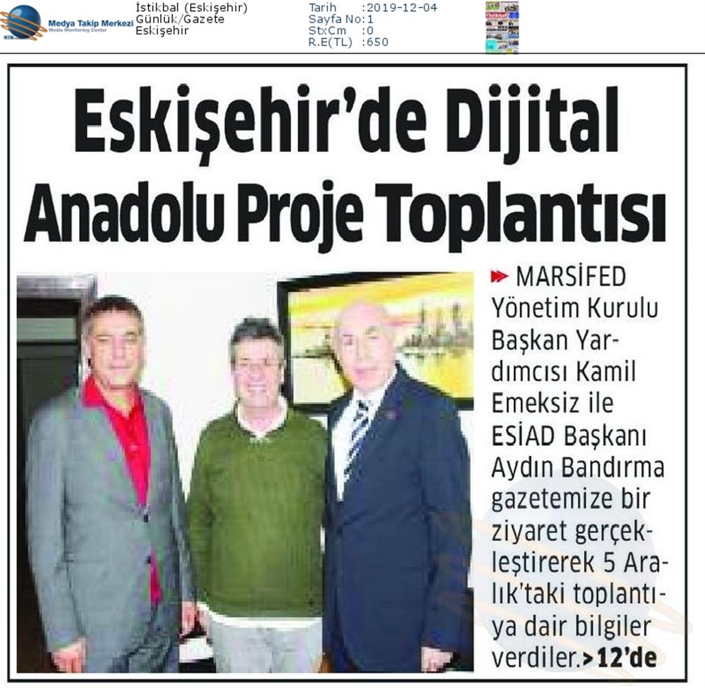 Dijital Anadolu Toplantısı Medya Yansimalari 5 Aralik 2019 Eskisehir - 7