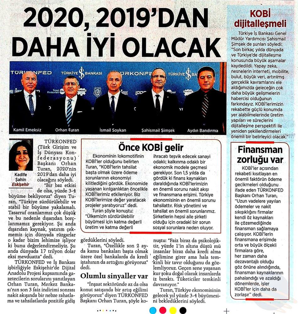 Dijital Anadolu Toplantısı Medya Yansimalari 5 Aralik 2019 Eskisehir - 14