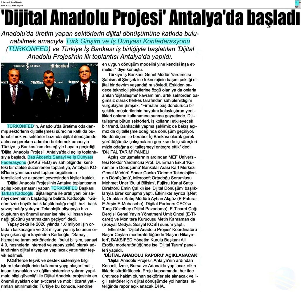 Dijital Anadolu Toplantısı Medya Yansimalari 1 Mart 2018 Antalya - 26