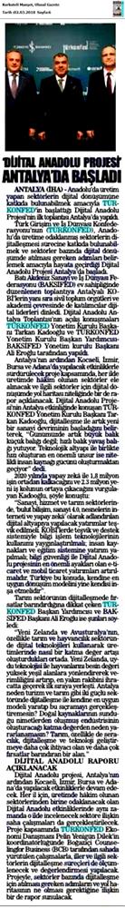 Dijital Anadolu Toplantısı Medya Yansimalari 1 Mart 2018 Antalya - 28