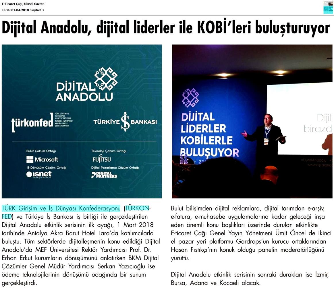 Dijital Anadolu Toplantısı Medya Yansimalari 1 Mart 2018 Antalya - 33