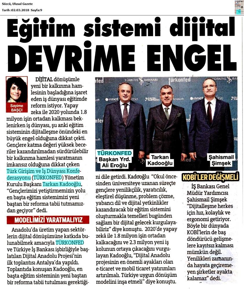 Dijital Anadolu Toplantısı Medya Yansimalari 1 Mart 2018 Antalya - 36