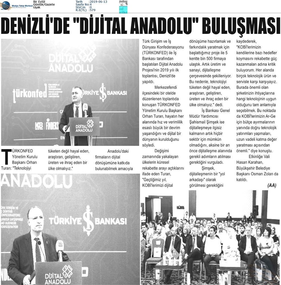 Dijital Anadolu Toplantısı Medya Yansimalari 11 Haziran 2019 Denizli - 3