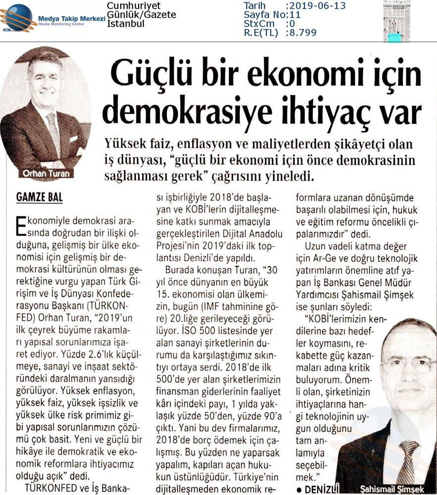 Dijital Anadolu Toplantısı Medya Yansimalari 11 Haziran 2019 Denizli - 8