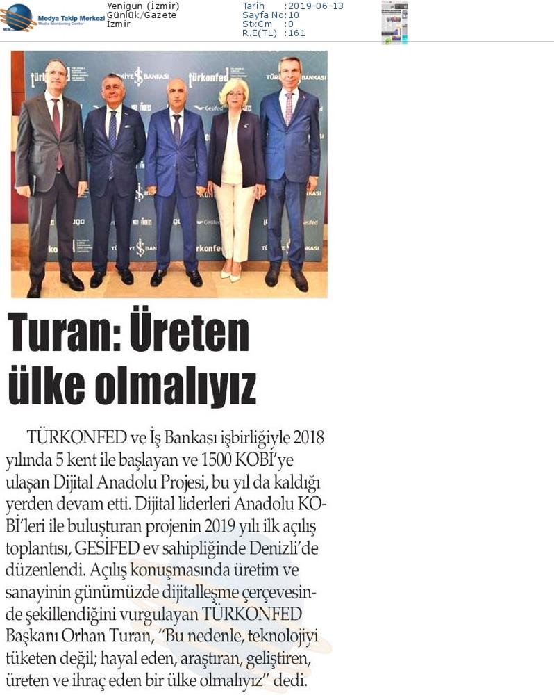 Dijital Anadolu Toplantısı Medya Yansimalari 11 Haziran 2019 Denizli - 10
