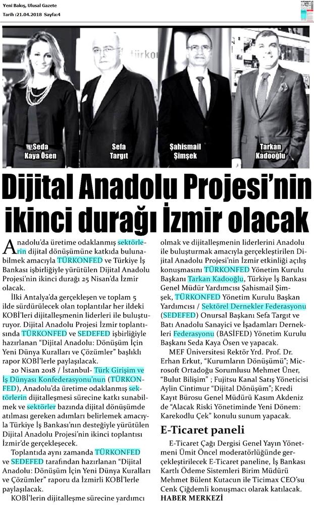 Dijital Anadolu Toplantısı Medya Yansimalari 25 Nisan 2018 Izmir - 10