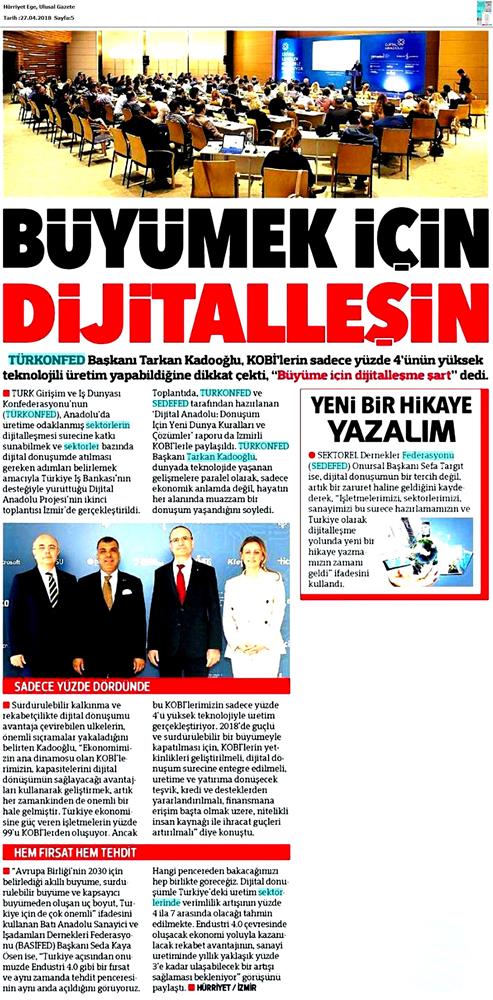 Dijital Anadolu Toplantısı Medya Yansimalari 25 Nisan 2018 Izmir - 13