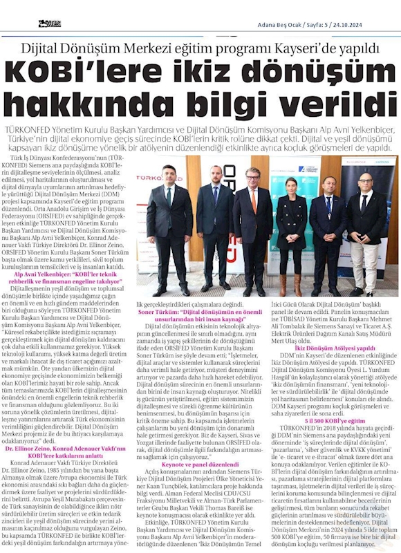 Dijital Dönüşüm Merkezi 22 Ekim 2024 Kayseri - 3