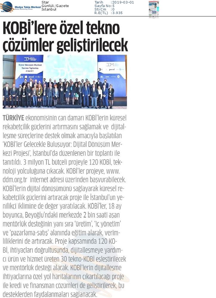 Dijital Dönüşüm Merkezi Tanitim Toplantısı Medya Yansimalari 26 Subat 2019 Istanbul - 4