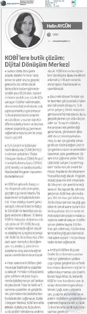 Dijital Dönüşüm Merkezi Tanitim Toplantısı Medya Yansimalari 26 Subat 2019 Istanbul - 8