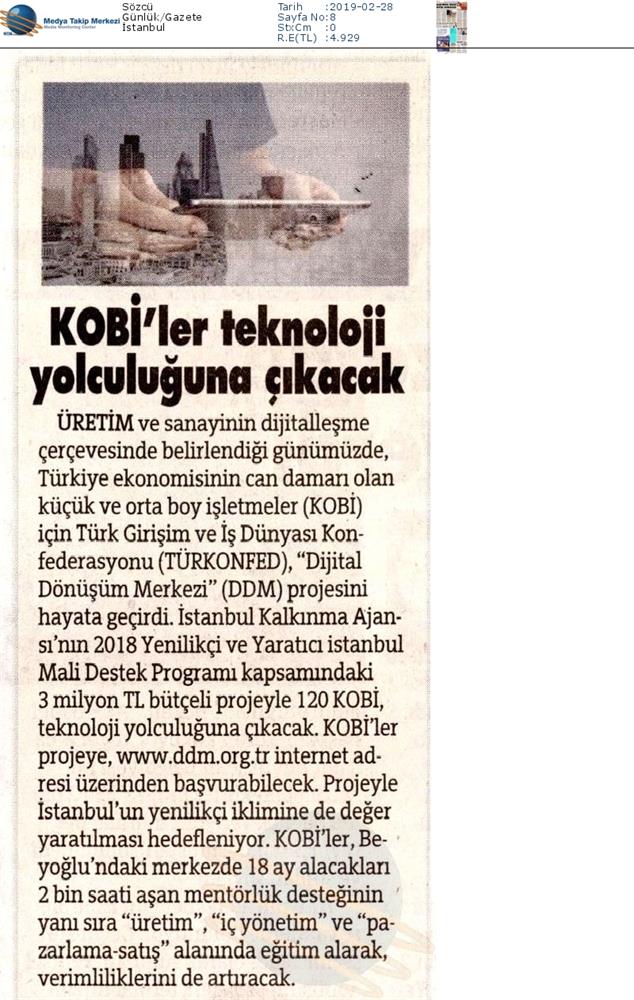 Dijital Dönüşüm Merkezi Tanitim Toplantısı Medya Yansimalari 26 Subat 2019 Istanbul - 14