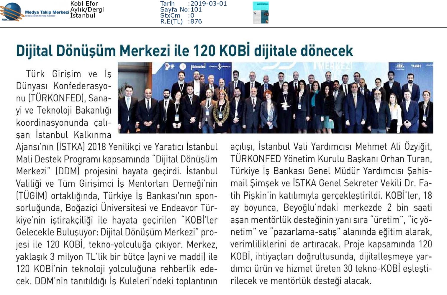 Dijital Dönüşüm Merkezi Tanitim Toplantısı Medya Yansimalari 26 Subat 2019 Istanbul - 18