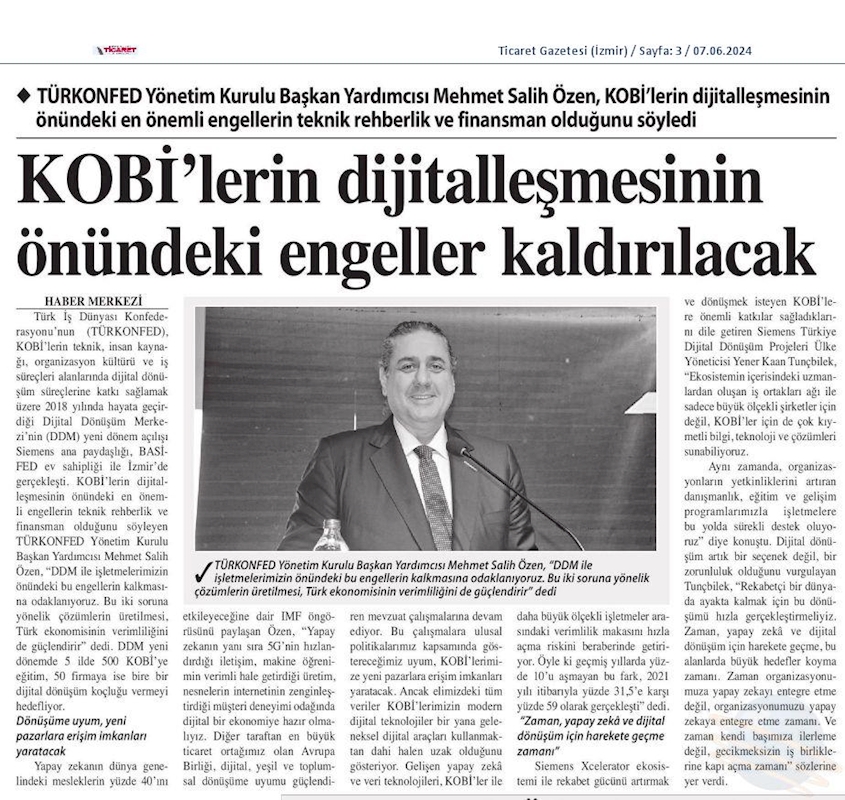 Dijital Dönüşüm Merkezi Yeni Donem Lansmani 05 Haziran 2024 Izmir - 3