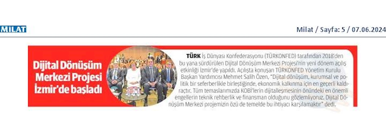 Dijital Dönüşüm Merkezi Yeni Donem Lansmani 05 Haziran 2024 Izmir - 4