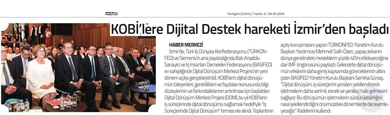 Dijital Dönüşüm Merkezi Yeni Donem Lansmani 05 Haziran 2024 Izmir - 7