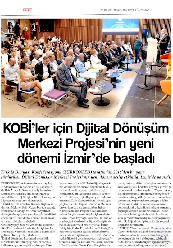 Dijital Dönüşüm Merkezi Yeni Donem Lansmani 05 Haziran 2024 Izmir - 15