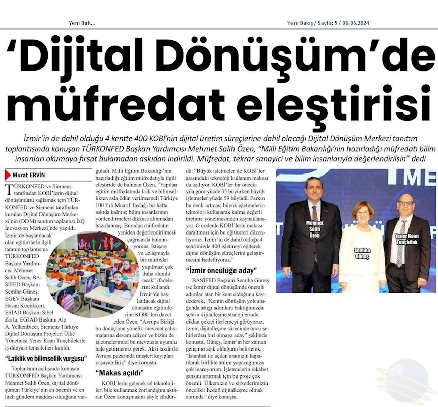 Dijital Dönüşüm Merkezi Yeni Donem Lansmani 05 Haziran 2024 Izmir - 16