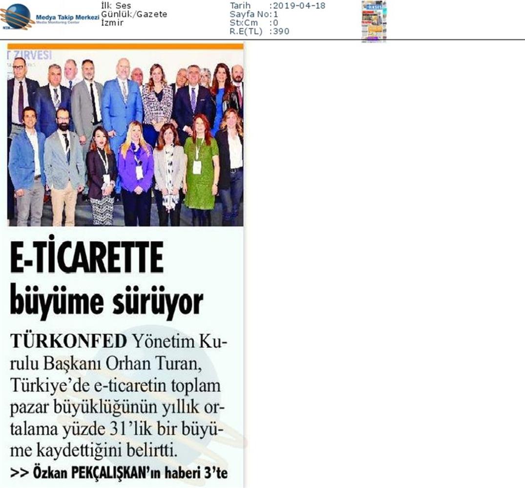 Dijital Ticaret Zirvesi Medya Yansimalari 16 Nisan 2019 Izmir - 2