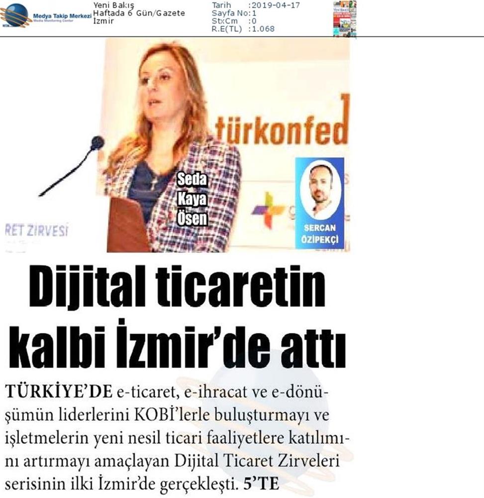 Dijital Ticaret Zirvesi Medya Yansimalari 16 Nisan 2019 Izmir - 21