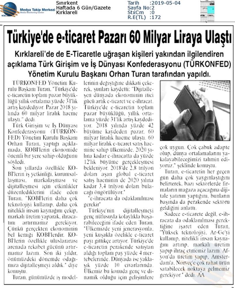 Dijital Ticaret Zirvesi Medya Yansimalari 2 Mayis 2019 Gaziantep - 15